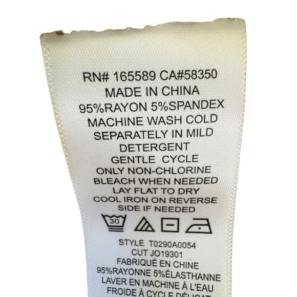 2/$30 NWT Soft Joie XS Cersei Asymmetric Abstract Chocolate Plum Multi Long Slee - Picture 14 of 15